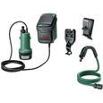 Pompe à eau de pluie Bosch GardenPump 18V-2000 - Arrosage rapide des jardins - Batterie non incluse-0