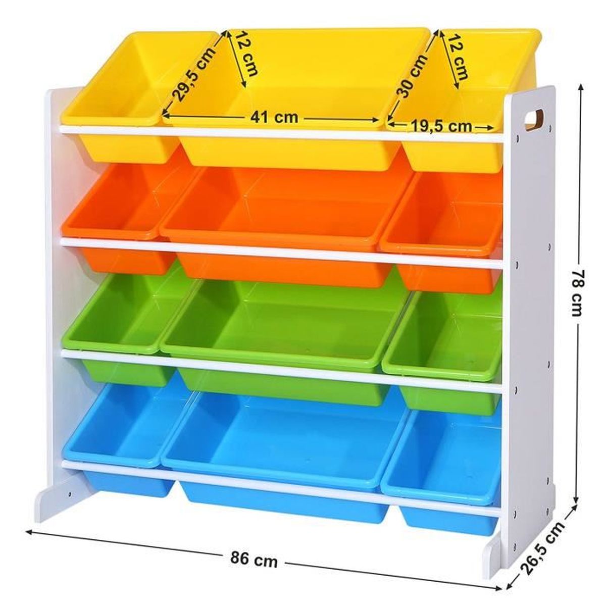 Etagere Pour Jouets Enfants Meuble De Rangement Casiers