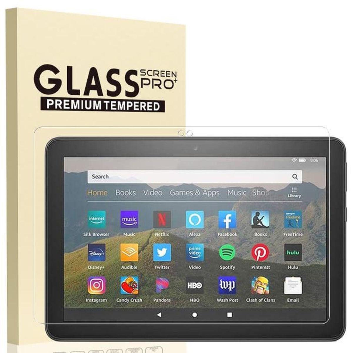 pilot Expect chaos Protection Ecran pour Amazon Fire HD 8 2020 (10th Generation) Verre Trempé  [1 Pièces] Tablette Film de Protecteur - Cdiscount Informatique