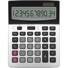 AISTUO Calculatrice de Bureau à 12 Chiffres, Fonction Standard d'affaires Calculateur de Bureau, Argent
