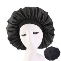 style408A-10  -Bonnet de nuit en Satin pour femmes, bandeau élastique Extra Large, pour envelopper la tête, motif africain,