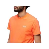T shirt - Superdry - Homme - Essential Logo - Orange - Coton