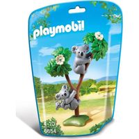 PLAYMOBIL - Le Zoo - Famille de Koalas - Couple de koalas avec leur petit - Mixte