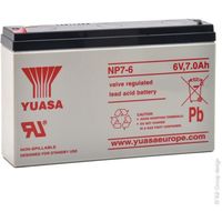 Batterie plomb AGM NP7-6 6V 7Ah YUASA - Batterie(s)