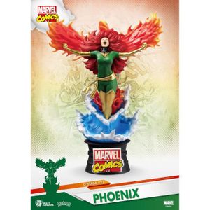 FIGURINE - PERSONNAGE Diorama Phoenix Marvel Comics - Beast Uni - 15 cm - Licence Marvel