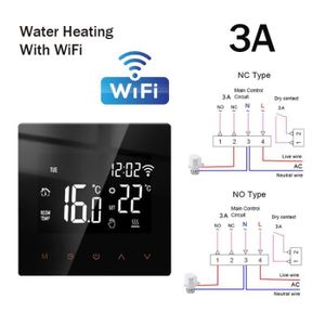OBJET DÉCORATION MURALE WIFI-ME81W - Thermostat intelligent WiFi, chauffag