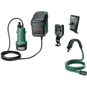 POMPE ARROSAGE Pompe à eau de pluie Bosch GardenPump 18V-2000 - Arrosage rapide des jardins - Batterie non incluse