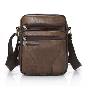 BAGZY Sacoche Homme Bandouliere Sacoche Homme PU Cuir Veritable Petit Sac  Bandoulière Homme Sac Porté Epaule Sacs Business Sacs à Dos Porté Travers  Pochettes Sacs à Main Voyage : : Mode