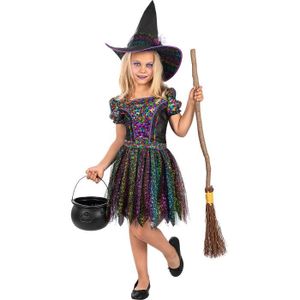 DÉGUISEMENT - PANOPLIE Déguisement sorcière fille - Funidelia - Glitter - Halloween, carnaval et Noel