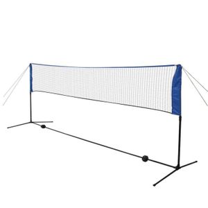 FILET DE BADMINTON Filet de badminton avec volants 300 x 155 cm - SAL