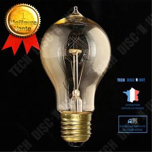 KINGSO E27 Ampoule Edison Filament Vintage Lampe Tungstène Décorative ST64 40W 220V Ampoule à Incandescence Classique Antique Blanc Chaud 