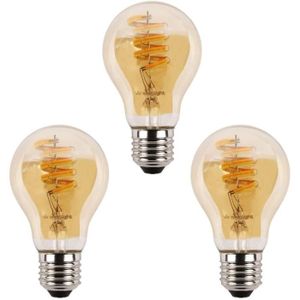 AMPOULE INTELLIGENTE Ampoule LED intelligente Zigbee | Modèle d'ampoule E27 A60 Zigbee | Source de lumière en spirale | Double blanc 1800-6000K |[D18942]