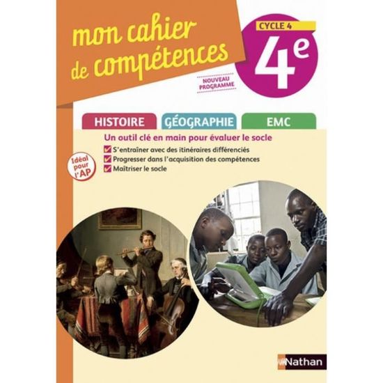 Histoire Geographie Emc 4e Cycle 4 Mon Cahier De Competences Achat Vente Livre Parution Pas Cher Soldes Sur Cdiscount Des Le Janvier Cdiscount