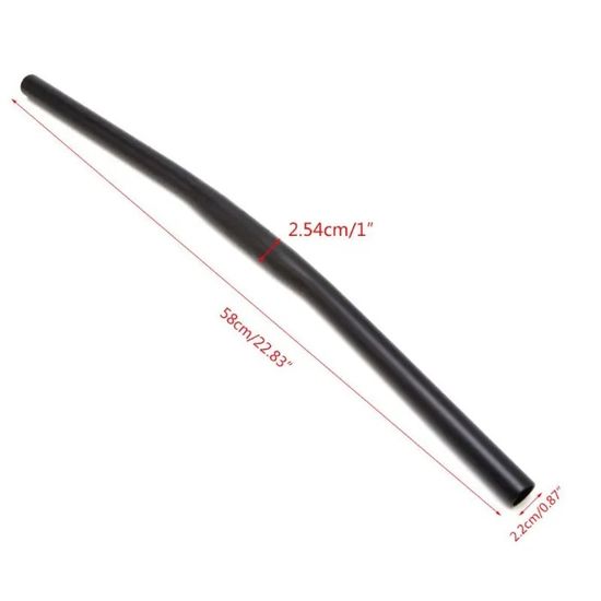 Guidon de vélo en alliage d'aluminium, barre montante pour vtt, 640/680/720/760/800x31.8mm, pièces de vélo  18