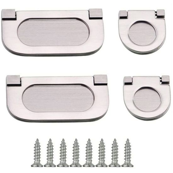 Kit 4 Poignées De Remplacement Pour Glacière Igloo 25 à 72 Litres - Avec Charnières Et Vis Inox - Installation Facile - 3