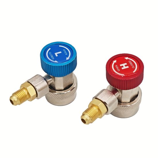 Adaptateur coupleur rapide R134a pour raccords HP/LP recharge ...