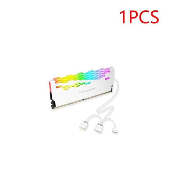 Bewinner Refroidisseur DDR5 - Dissipateur Thermique Eau Alliage Aluminium Pour Mémoire RAM PC