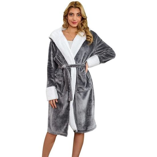 Peignoir de bain femme robe de chambre luxe femmes robes robe