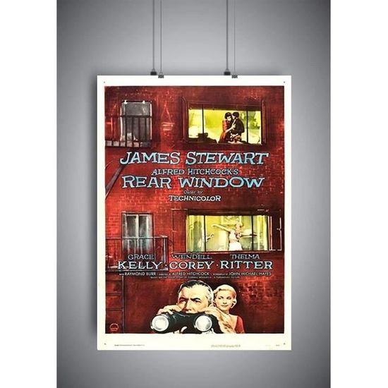 Poster Affiche Rear Window Classic Movie Original[275] - Cdiscount Maison