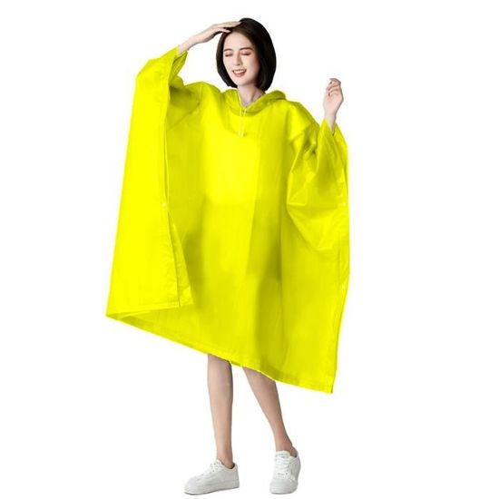 Poncho de Pluie Réutilisable Vêtements Imperméables,Longs
