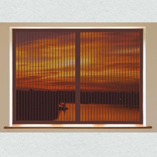 Moustiquaire Fenêtre Magnétique En Fibre De Verre, 75 X 110