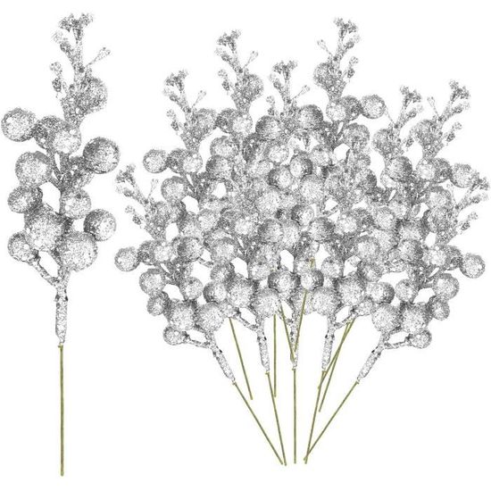 Gukasxi Lot De 12 Mini Couronne De Noël De 4,9 Cm Avec Baies