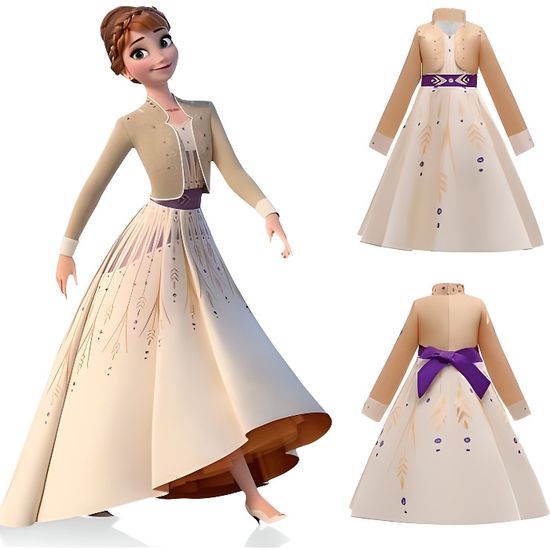 Reine des neiges 2 Anna robe filles Costume enfants Halloween