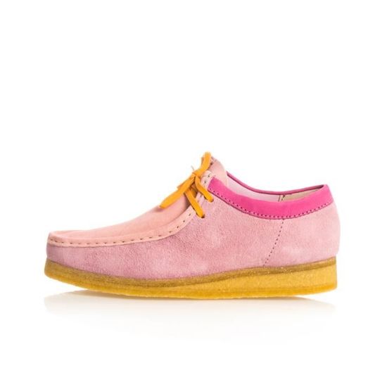 Sneakers Homme Clarks Wallabee Clarks x Levi s Cuir Lacets