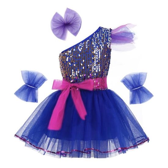 Costume De Danse Deux Pièces Femme - Haut Dos Nu Paillettes Et Short Pour Danse Lyrique, Moderne Ou Soirée Glamour - 6