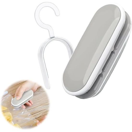 Mini Scelleur USB 2-en-1 - Scelle Et Coupe Les Sachets Alimentaires, Portable, Type-C
