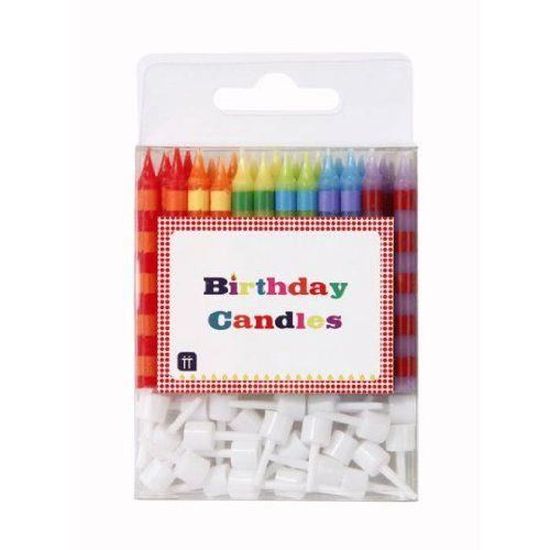 Talking Tables Birthday Bash Lot De 24 Bougies Cdiscount Maison