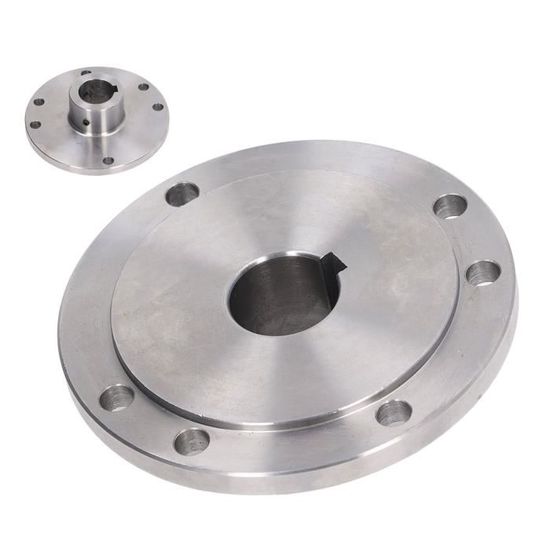 Bride De Connexion Pour Mandrin De Tour 125 Mm – Compatible K11 125, K12 125, K72 125 – 6 Trous De Montage - 10