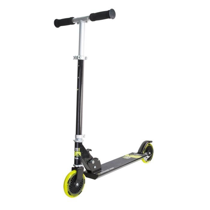 Trottinette Enfant 100kg Trottinette Tout Terrain STIGA AIR - Grandes Roues Gonflables 12 - Frein à Main - Ajustable 77-90cm - Pour Enfants 7 Ans - 100kg Max Réglable Hauteur Enfant