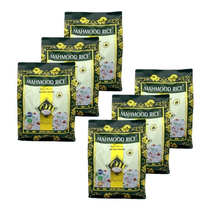 Lot 6x Riz blanc basmati XXL - Sac 900g