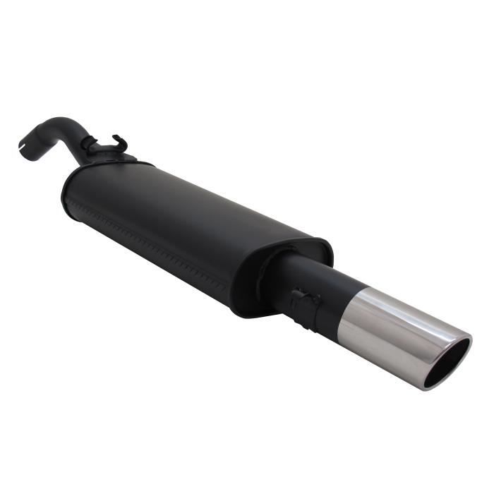 A1901E90SR Pot silencieux echappement acier pour VW Golf 2 de type 19E de Aout 1983 adec 1992