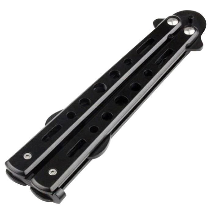 Ouvre-bouteille en acier inoxydable - Couteau papillon, fournitures de Bar, ouvre-bouteille, outil d' - Modèle: Black - WMKPQA02143