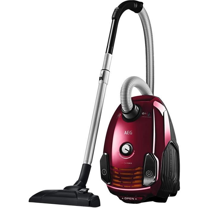 ASPIRATEUR TRAINEAU AEG VX6 – de 2 RR Aspirateur traîneau, 800 W, raspberryrot138