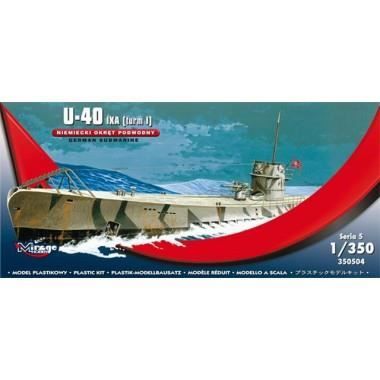 Maquette German Submarine U-40 UBoot Typ IXa (Turm 1)