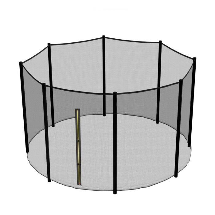 Green Bay Filet de Sécurité pour Trampoline 8 Poteaux Ø366cm