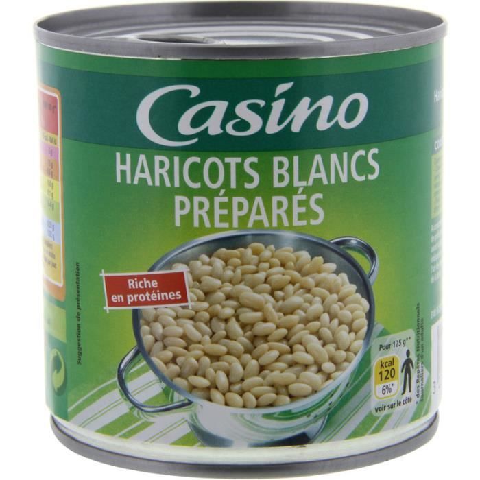 Haricots blancs préparés