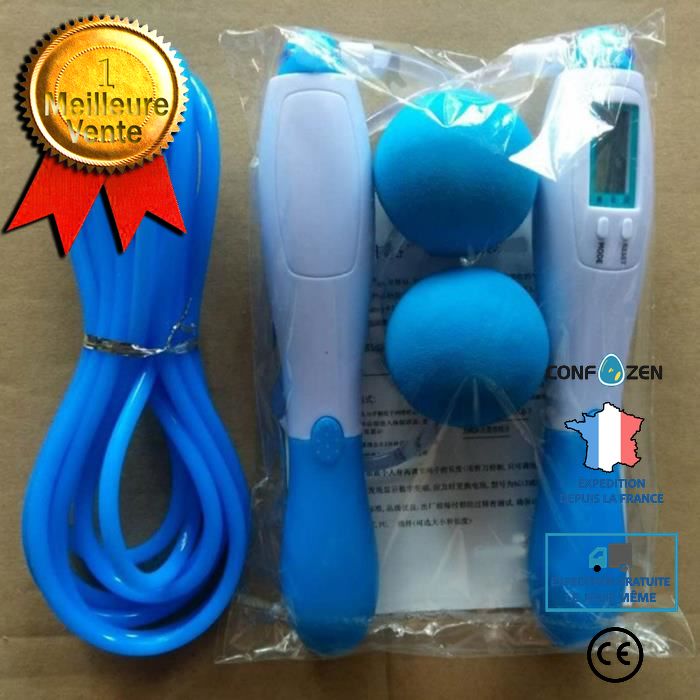 CONFO Accessoires Fitness - Musculation,Nouveau électronique sans fil corde à sauter compteur de calories numérique cordes à - Type