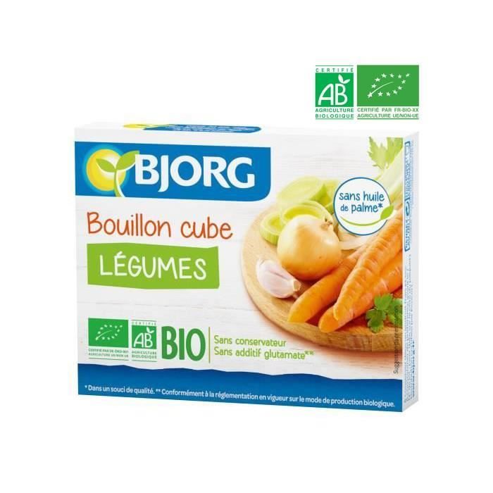 BJORG Bouillon Cube légumes Bio 72g