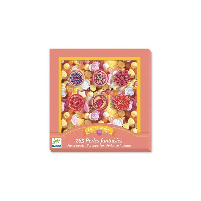 Coffret Perles Fantaisies Fleurs Coloris Unique