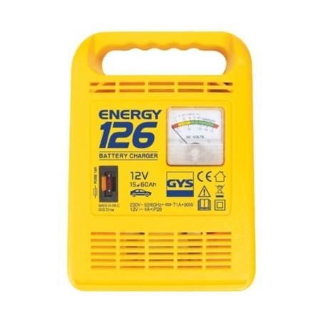 CHARGEUR DE BATTERIE AUTO GYS ENERGY 126 12 VOLTS 4 AMP