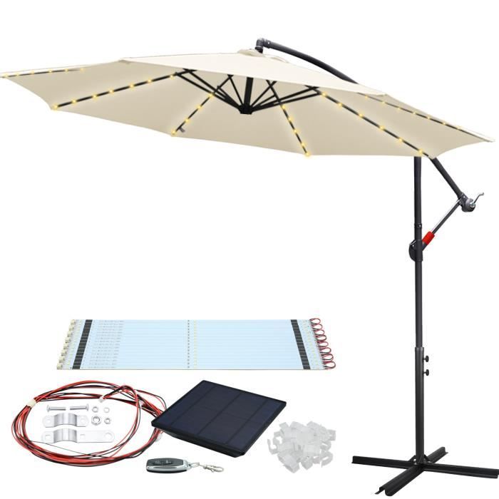 jiubiaz Parasol 3.5M- parasol jardin, parasol deporté, parasol de balcon