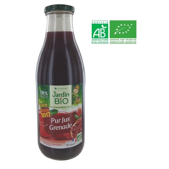 Pur jus de grenade bio 1l Jardin Bio