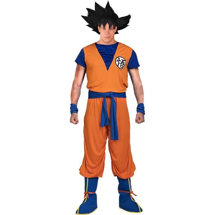 Déguisement Sangoku - Dragon Ball pour homme ▶ Son Goku, Manga, Dessins Animés - Orange