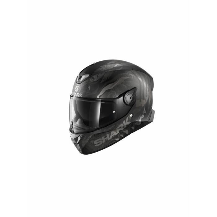 Casque moto intégral Shark skwal 2 iker lecuona - noir/gris/argenté