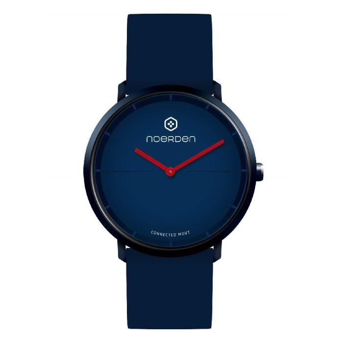 NOERDEN LIFE2 - Silicone - Montre connectée Hybride - 38mm, Marine, 38mm