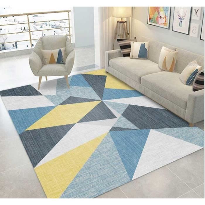 CR Tapis salon chambre moderne - Madrid style scandinave moquette - 120x160cm